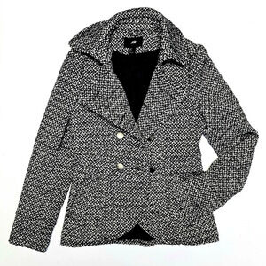 H&M tweed military style jacket, vintage, size 2